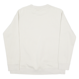 ADIDAS ORIGINALS Womens Sweatshirt Beige Crewneck UK 12