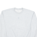 ADIDAS ORIGINALS Womens Sweatshirt Grey Crewneck UK 8