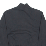 CHAMPION Womens Sweatshirt Black 1/4 Zip S