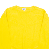 GATE Mens Sweatshirt Yellow Crewneck M
