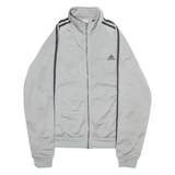 ADIDAS Mens Track Jacket Silver S
