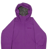 MARMOT Womens Rain Jacket Purple Hooded L