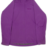 MARMOT Womens Rain Jacket Purple Hooded L
