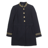 ZARA Womens Military Coat Blue S