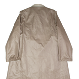CLAUDE HARVEY Womens Trench Coat Brown L