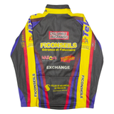 TEKER SPORTSWEAR Ficoconseils Cycling Mens Track Jacket Black Striped L