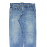 LEVI'S 505 Jeans Mens Blue Regular Straight Stone Wash W36 L32