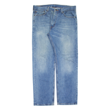 LEVI'S 505 Jeans Mens Blue Regular Straight Stone Wash W36 L32