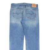 LEVI'S 505 Jeans Mens Blue Regular Straight Stone Wash W36 L32