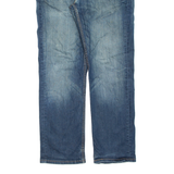LEVI'S 514 Jeans Mens Blue Slim Straight Stone Wash W32 L29