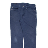 LEVI'S 514 Jeans Mens Blue Regular Straight Stone Wash W32 L32
