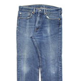 LEVI'S 505 Jeans Mens Blue Regular Straight Stone Wash W34 L30