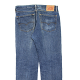 LEVI'S 505 Jeans Mens Blue Regular Straight Stone Wash W34 L30