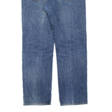 LEVI'S 505 Jeans Mens Blue Regular Straight Stone Wash W34 L30