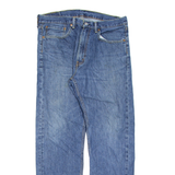 LEVI'S 505 Jeans Mens Blue Regular Straight Stone Wash W36 L32