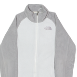THE NORTH FACE Womens Fleece Jacket Grey Colourblock S