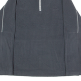 NAUTICA 1/4 Zip Mens Fleece Jacket Grey L