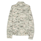 TAMMY WEIJL Embellished Womens Denim Jacket Grey Camouflage S