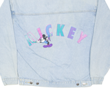 DISNEY Mickey Mouse Womens Denim Jacket Blue M