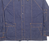 Check Womens Denim Jacket Blue 2XL