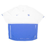 NIKE Lightweight Short Sleeve Mens Anorak Jacket White 2XL