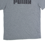 PUMA Mens T-Shirt Grey Crew Neck M