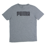PUMA Mens T-Shirt Grey Crew Neck M