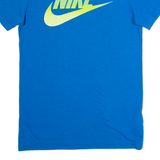 NIKE Slim Fit Mens T-Shirt Blue Crew Neck M