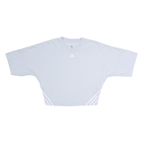 ADIDAS Womens T-Shirt Blue Crew Neck S