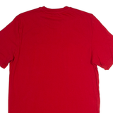ADIDAS Mens T-Shirt Red Crew Neck S