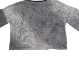 ADIDAS Womens T-Shirt Grey Crew Neck M