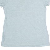 ADIDAS Womens T-Shirt Blue Crew Neck S