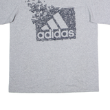 ADIDAS Mens T-Shirt Grey Crew Neck M