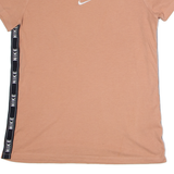 NIKE Womens T-Shirt Pink Crew Neck XS