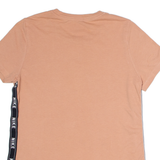 NIKE Womens T-Shirt Pink Crew Neck XS