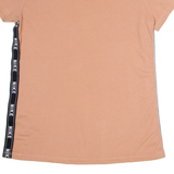 NIKE Womens T-Shirt Pink Crew Neck XS