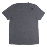 THE NORTH FACE Mens T-Shirt Grey Crew Neck S