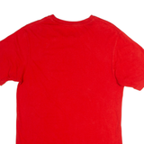 ADIDAS ORIGINALS Mens T-Shirt Red Crew Neck S