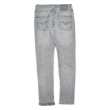 LEVI'S 511 Jeans Mens Grey Slim Straight W30 L32