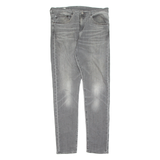 LEVI'S 512 BIG E Jeans Mens Grey Slim Tapered W32 L32