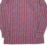 TORERO Mens Shirt Pink Striped Long Sleeve S