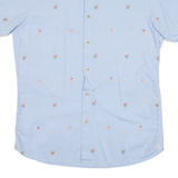 TED BAKER Mens Shirt Blue Floral M