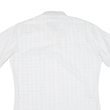 DINO CARINO Mens Shirt White Check M