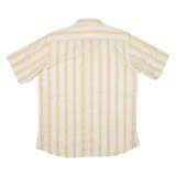 Mens Shirt Yellow Striped L