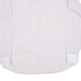 Mens Shirt Pink Striped Long Sleeve M