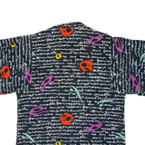 Womens Shirt Blue Crazy Pattern L