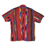 Mens Shirt Red Striped M