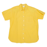 SPENGLER Womens Plain Shirt Yellow L