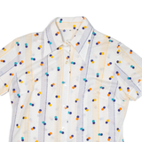 Womens Shirt White Spotted S