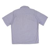 WRANGLER Mens Shirt Blue Check L